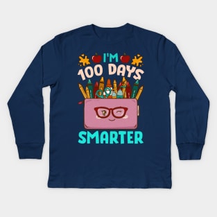 Im 100 Days Of School Smarter Kids Long Sleeve T-Shirt